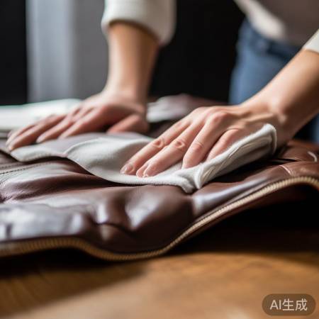 皮衣清洁，顺纹理擦。