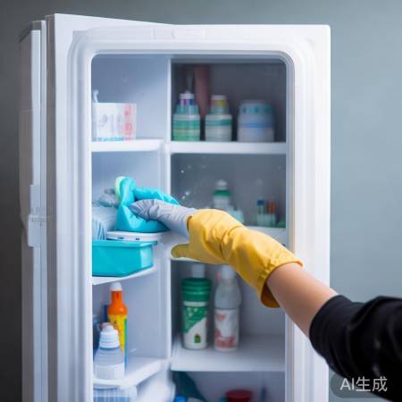 定期清洁消毒柜
