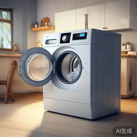 节能洗衣机，省水省电，品质生活