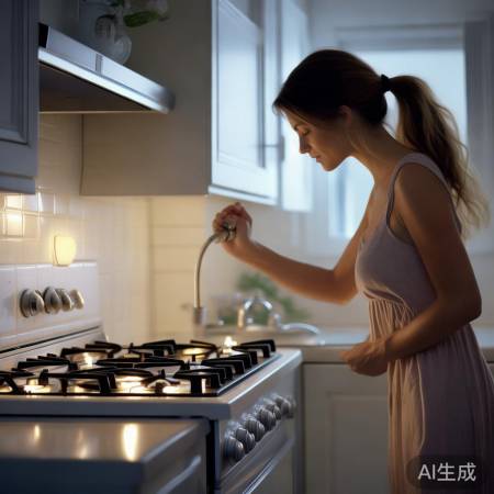 “燃气灶使用注意通风与检查”