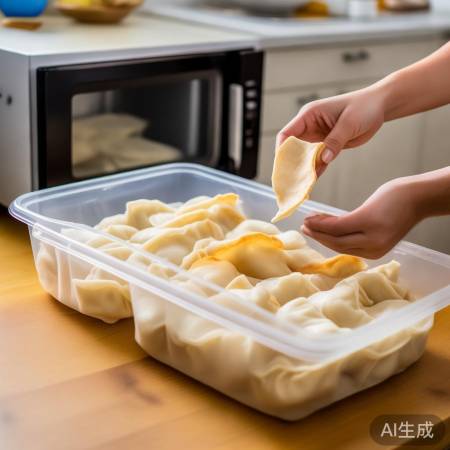 “冰箱饺子皮回暖法”