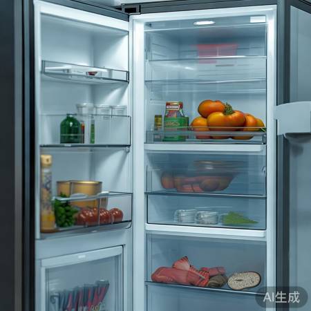 冰箱设计人性化，存取方便。
