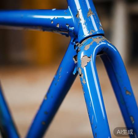 蓝漆成本高，易褪色