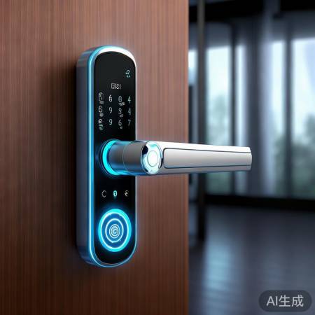 智能锁，安全升级，高科技守护。