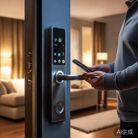 指纹锁取代钥匙，出门更便捷
