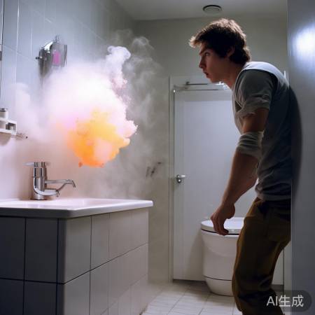 小哥哥气球炸热水器