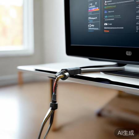 连接RF线，电视调频道