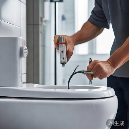 智能马桶扶手接电源