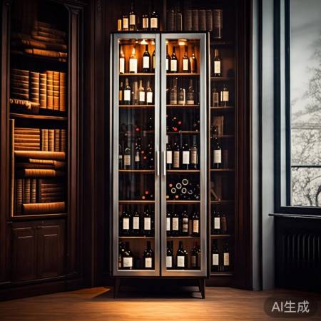 红酒柜融入书房卧室