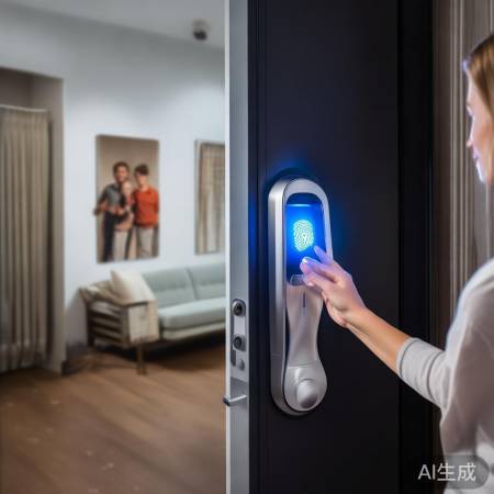 指纹锁,锁安心。