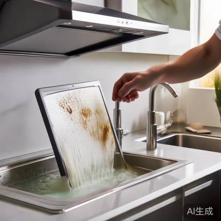 抽油烟机清洗小窍门