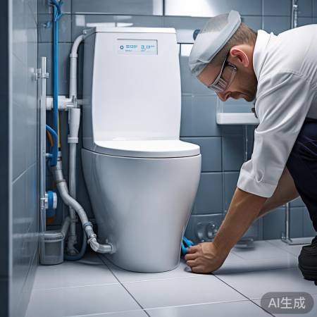智能马桶安装,注意排水坡度
