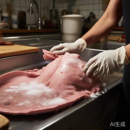 猪肚清洗大工程