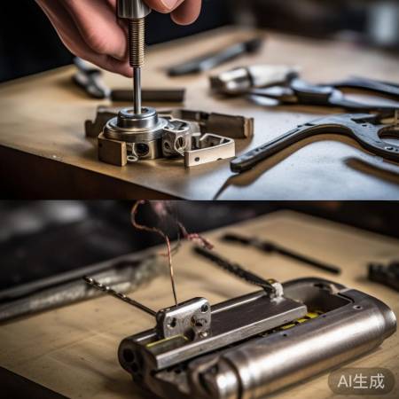 打开锁芯,轻松取出