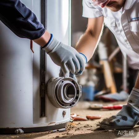 更换密封圈，小心操作