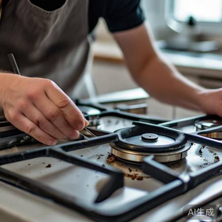 燃气灶燃烧器清理