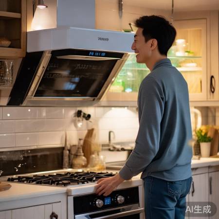 厨房油烟如情感问题,熊猫油烟机