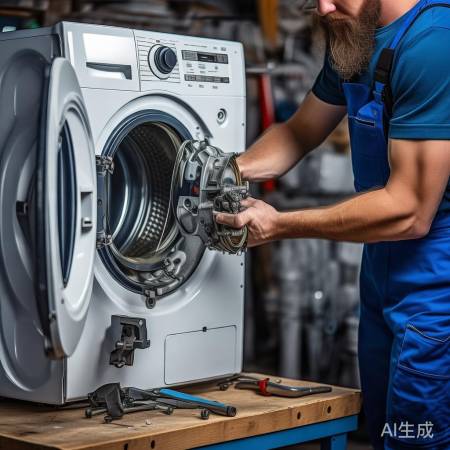 洗衣机异响,检查维修
