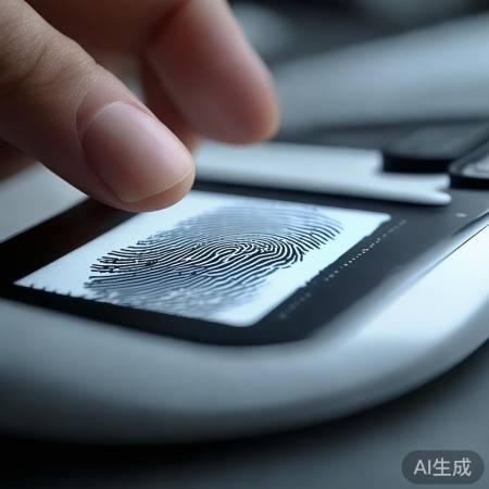 指纹验证进行中