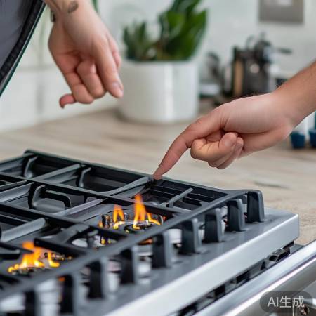 燃气灶进水火苗散,速解小技巧