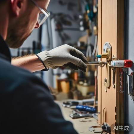 拆锁体，关电源，拔螺丝