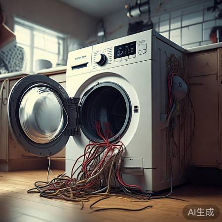 电源线老化,洗衣机不转