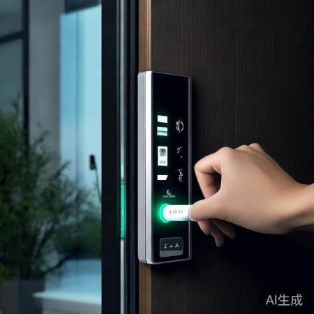 指纹锁安全可靠，备密码以防万一