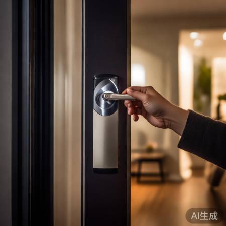指纹锁一键解锁，安全生活保障