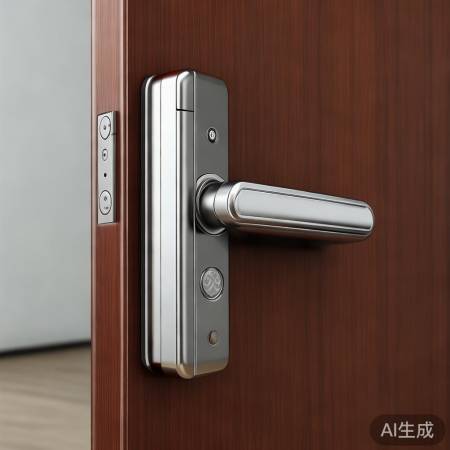 德施曼智能锁,简约美观,安装便