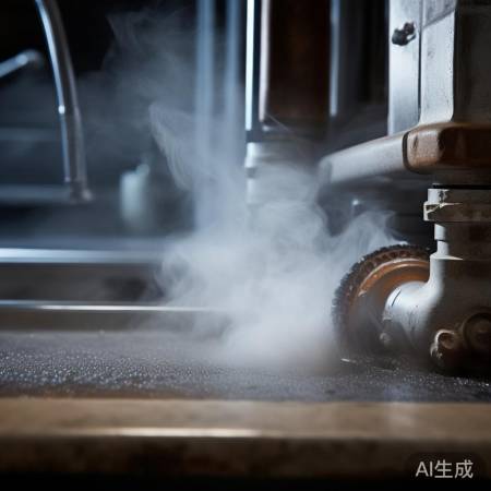 燃气泄露，蒸汽味弥漫