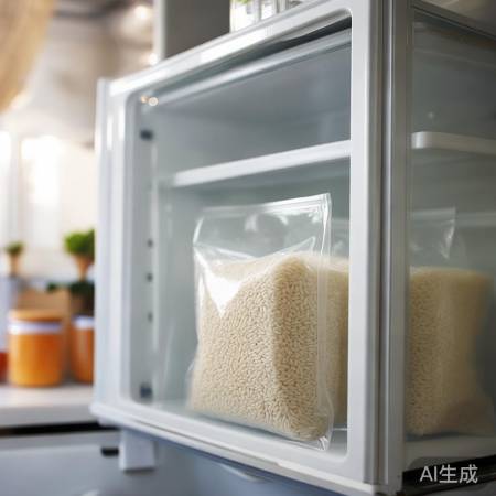 大米冷藏，密封袋保鲜