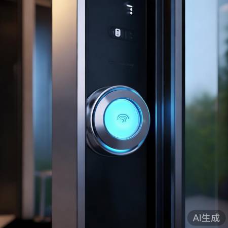 小米指纹锁,一键开锁科幻感