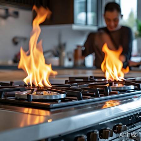 方太燃气灶火力强大,烹饪自如