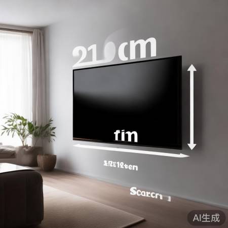 电视挂高：对角线长×1.5-厚