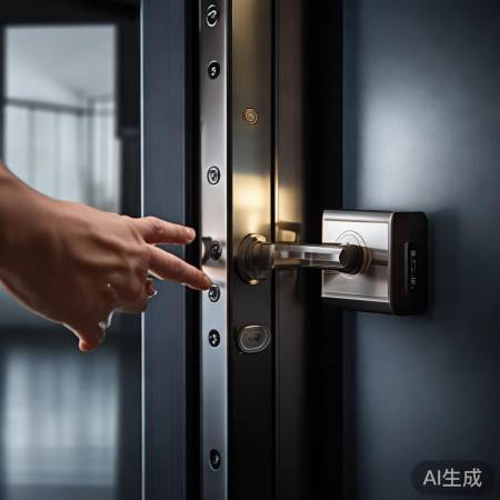 豪力士指纹锁,双保险,放心用