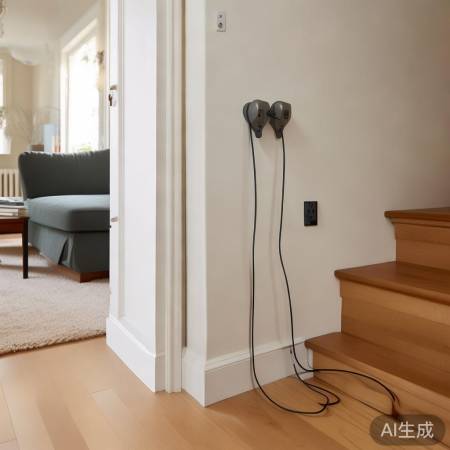 电源线沿墙走,避免绊倒