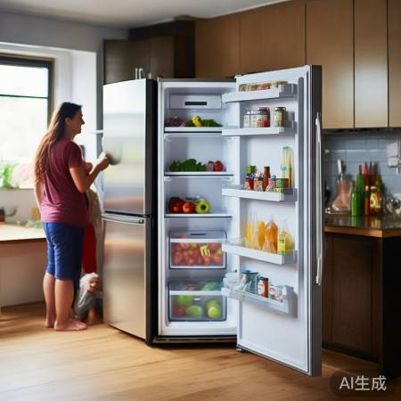 “三口之家,100升冰箱 su