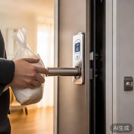 指纹锁，出门不用带钥匙