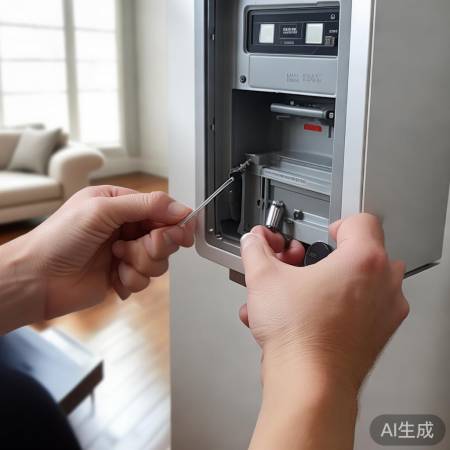 壁挂炉电池没电，自己换电池