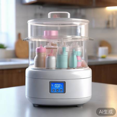 奶瓶消毒柜,杀菌烘干两不误