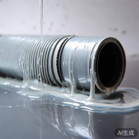 “防水胶干透24小时勿动管”