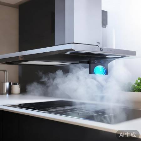 “欧派油烟机，智能定时关机”