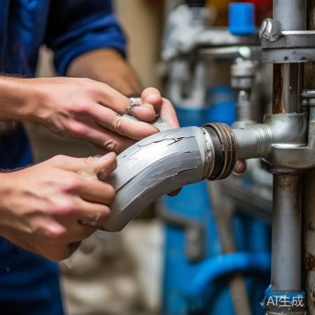 剪胶带贴破裂处，均匀不留缝