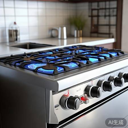 商用燃气灶多重保护，厨房安全第