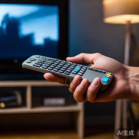 “调整遥控器位置与电视距离”