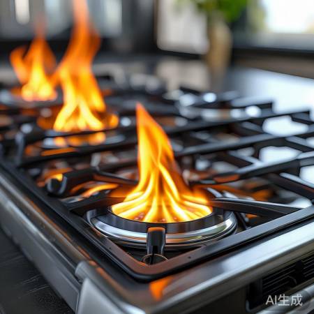 高效节能燃气灶,安全美观