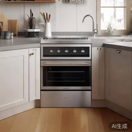 厨房角落放集成灶