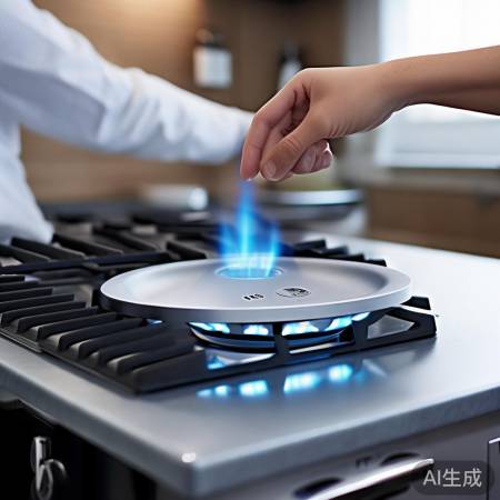 燃气灶操作简单，效率高