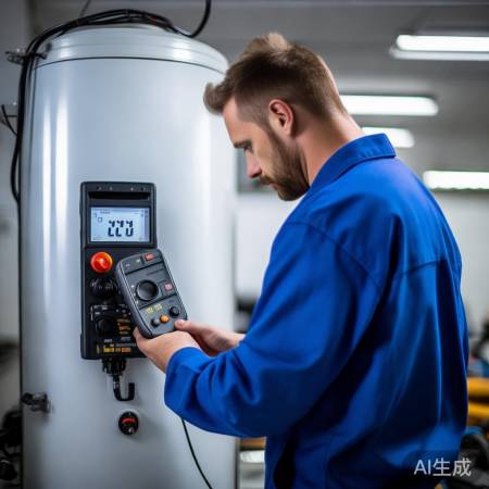 检修感应电极,电阻无穷大需更换