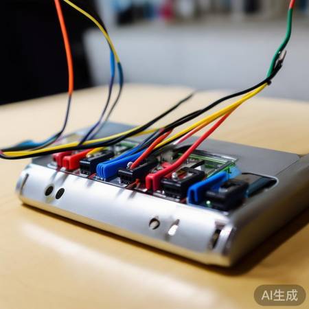 指纹锁接线，颜色对应